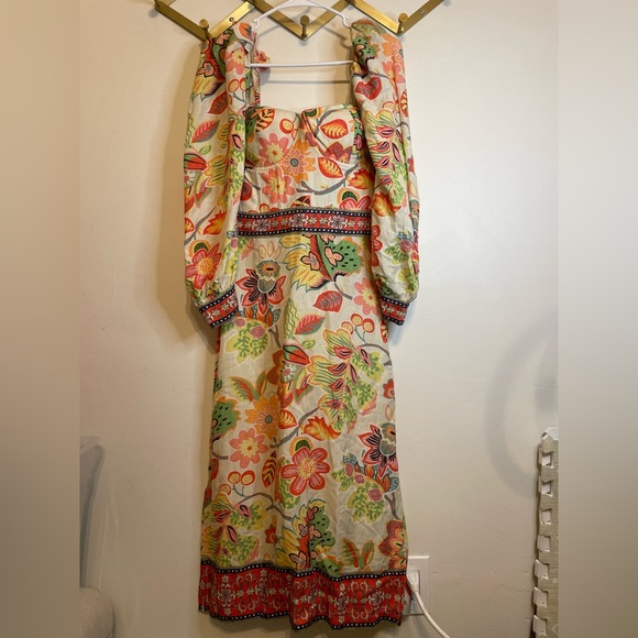 Ranna Gill Corset Midi Dress size Small - Picture 2 of 8